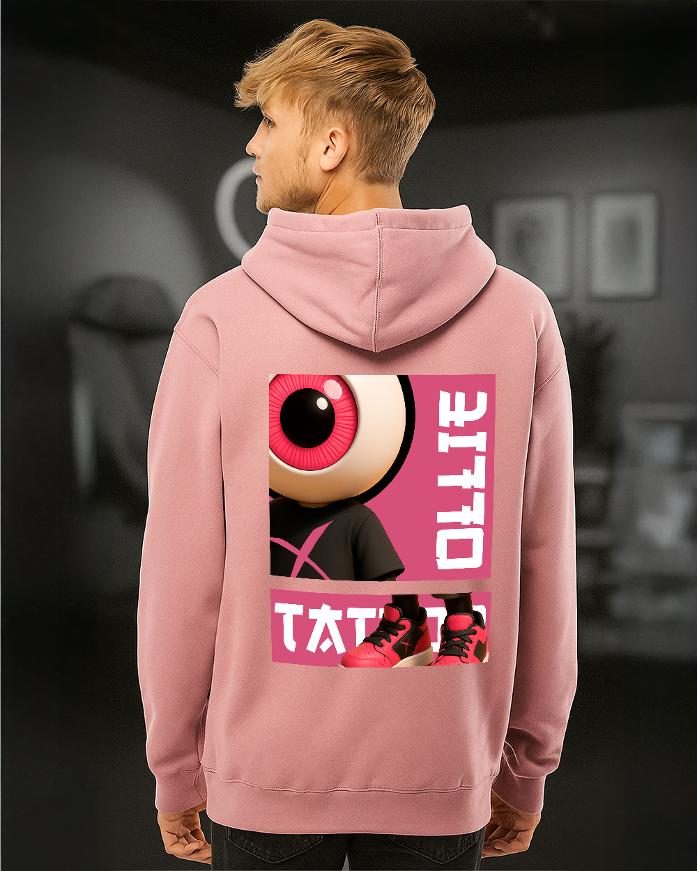 Hoodie Pink Dusty