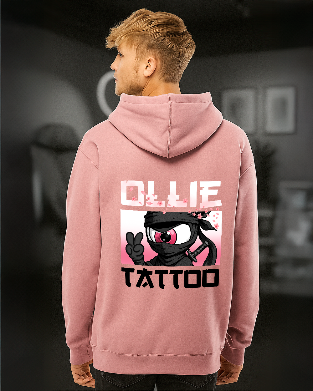 Hoodie Pink Dusty