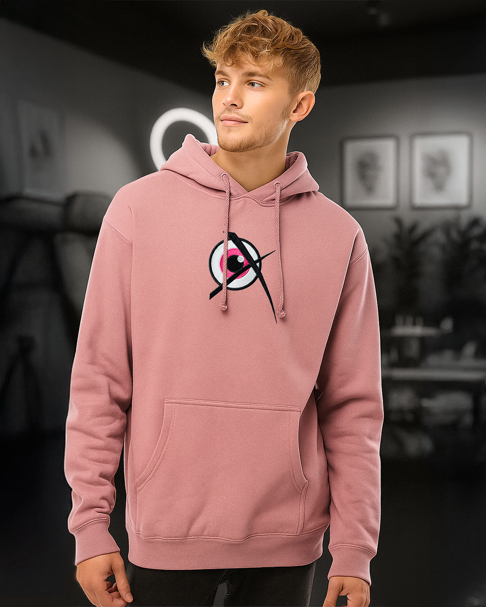 Hoodie Pink Dusty