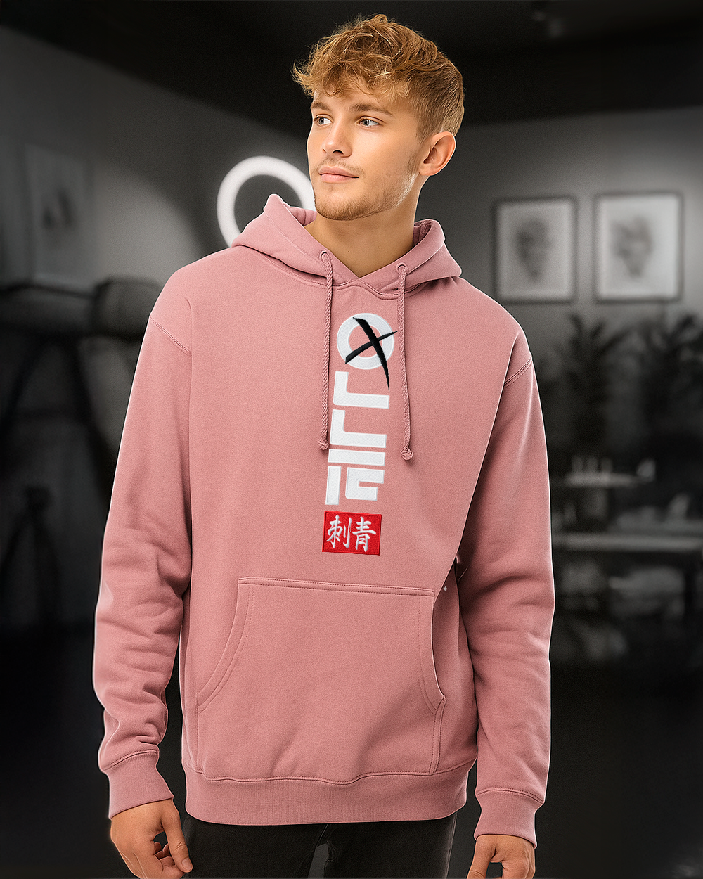 Hoodie Pink Dusty